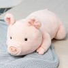 EacTEL Mignon Cochon en Peluche Jouet Dessin animé Cochon Peluche Animal Kawaii Oreiller Doux Enfants Cadeau d’Anniversaire C