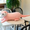 KiLoom Reallife Loutre Peluche Jouet Réaliste en Peluche Animal Sauvage Poupée Douce Belle Paresseux Jouets Cadeau pour Garço