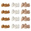 Caiqinlen Mini Ours en Peluche, Conception Douce et Confortable de Mini Mini Ours en Peluche pour Les décorations de Mariage 