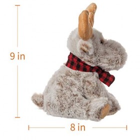 Apricot Lamb Peluche renne en forme de renne - Gris - 20,3 cm
