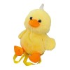 DANETI Sac à dos petit canard jaune sac à dos en peluche peluche Animal canard sac de bande dessinée scolaire filles cadeaux 