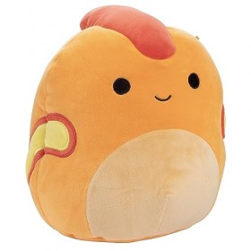 Squishmallows Peluche Kellytoy sous licence officielle Nichelle le dinosaure orange de 25,4 cm – Jouet en peluche doux et spo