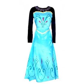 Costume Elsa Couronnement - Femme - Frozen - Avec Cape - Déguisement - Halloween - Cosplay - Princesse - Taille S - Idée cade