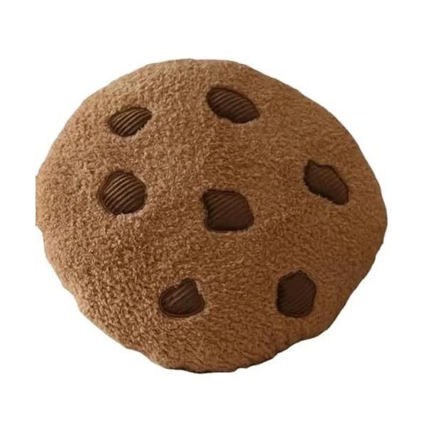Coussins en Peluche Kawaii Cookies remplis de Biscuits aux pépites de Chocolat Jouets en Peluche pour Enfants Cadeaux Accesso