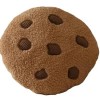 Coussins en Peluche Kawaii Cookies remplis de Biscuits aux pépites de Chocolat Jouets en Peluche pour Enfants Cadeaux Accesso