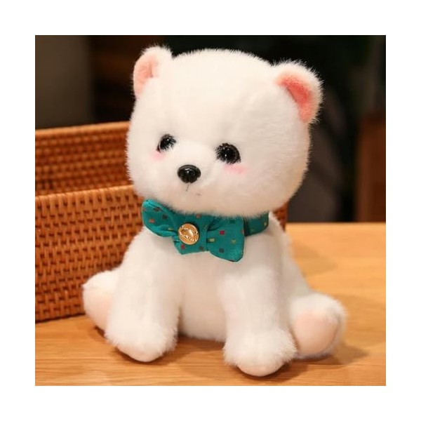 Kawaii Pet Pupp Peluche Jouet Poméranian Poupée Doux Chaud Tissu Décoration Fille Cadeau Surprise Noël Cadeau D’Anniversaire 