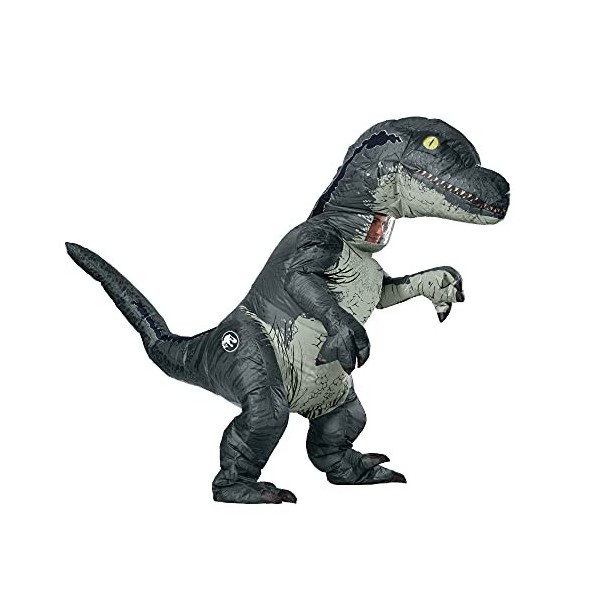 Rubies Costume de dinosaure gonflable Jurassic World Fallen Kingdom, Velociraptor pour adultes, taille unique