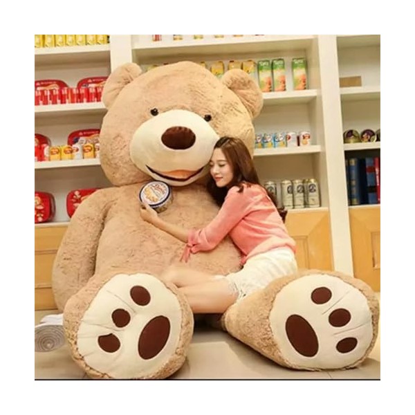 SaruEL Ours Géant en Peluche Jouet Grande Taille Ours en Peluche Animal Poupée Saint Valentin Cadeau pour Fille Cadeau De Noë