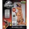 Rubies Costume officiel de T-Rex Jurassic World gonflable pour enfant Taille unique 5-7 ans