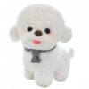 HYSTERIA Jouets en Peluche Jouet en Peluche de Chiot Mignon simulé, poupée de Chien Bichon Frise Mignonne, Oreiller for Enfan