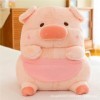 SNUFF Jouet en Peluche Mignon Lulu Cochon en Peluche poupée créative Mignon habillé Cochon poupée accompagnant et Jouant Cade