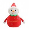 ibasenice 1 Pc Poupée Bonhomme De Neige Pompons De Porcistas Bonhomme De Neige en Peluche Jouet De Bonhomme De Neige Décor De