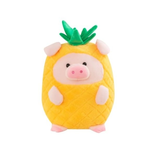 VOTIVA Jouets en Peluche Poupée Cochon Ananas créative et Mignonne, Jouet en Peluche, transformé en Cochon, Oreiller for Fill