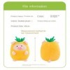 VOTIVA Jouets en Peluche Poupée Cochon Ananas créative et Mignonne, Jouet en Peluche, transformé en Cochon, Oreiller for Fill