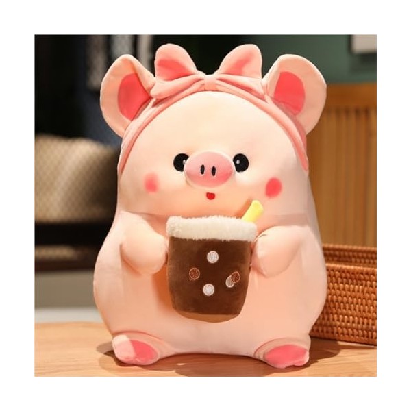 SNUFF Jouet en Peluche Dessin animé Mignon thé au Lait Cochon en Peluche Jouet Compagnon for Enfants poupée Mignon Cochon Chi