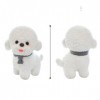 SNUFF Jouet en Peluche Jouet en Peluche de Chiot Mignon simulé, poupée de Chien Bichon Frise Mignonne, Oreiller for Enfant av