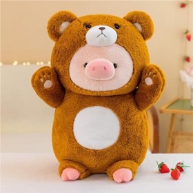 VOTIVA Jouets en Peluche Jouet en Peluche Cochon en Conserve créatif et Mignon, poupée Cochon Mignon, Oreiller de Couchage, C