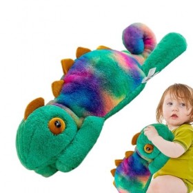 Chameleon Plushie Toy, 30cm Réaliste Caméléon Jouet Animal en peluc