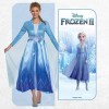 Disney Officiel Premium Déguisement Reine des Neiges Femme, Déguisement Princesse Femme en taille M