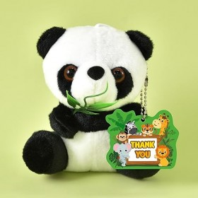 Tacobear 12 Pièces 14cm Animaux de la Jungle Mini Peluche Porte-clés Petite Décoration Jouet Peluche Animaux pour Remplissage