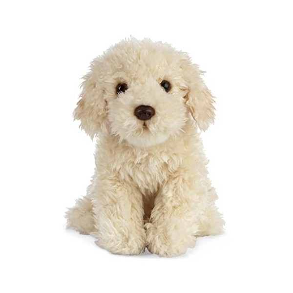 Peluche Living Nature - Chien Labradoodle en peluche 20 cm 