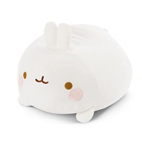 NICI- Coussin décoratif Lapin Molang 30x40 cm, 47752, Blanc