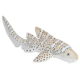 Wild Republic Living Ocean Requin zèbre, 50 cm, Peluche Baleine, Idée Cadeau pour Enfants, Animal en Peluche, Peluche Écologi