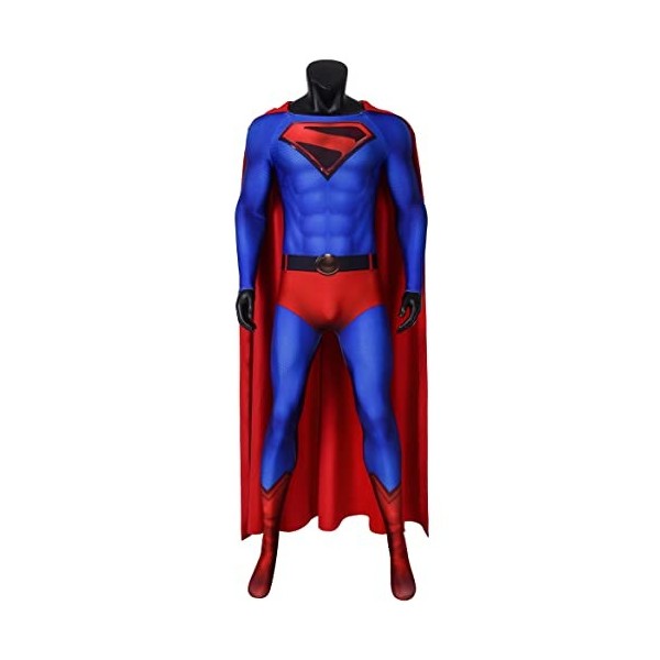 Applysu Combinaison de cosplay Superhero pour adolescents adultes, tenue kara avec cloak