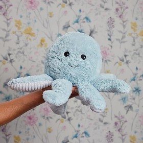 Warmies® Peluche entièrement chauffante parfumée à la lavande française – Pieuvre