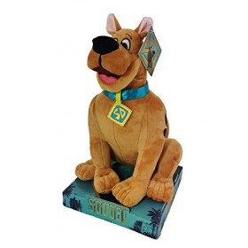 SCOOB! Scooby Doo - Peluches avec Boîte Display du Nouveau Film Qualité Super Soft - 28 cm Scooby Adulte 30 cm 