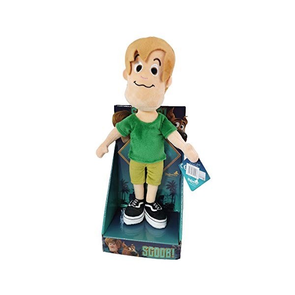 SCOOB! Scooby Doo - Peluches avec Boîte Display du Nouveau Film Qualité Super Soft - 28 cm Scooby Adulte 30 cm 