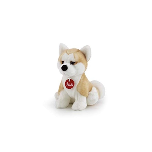 Trudi- Peluche Chien, 22663, Beige/Blanc