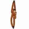 Ravensden Orang-Utan en peluche douce à suspendre avec bébé 84 cm