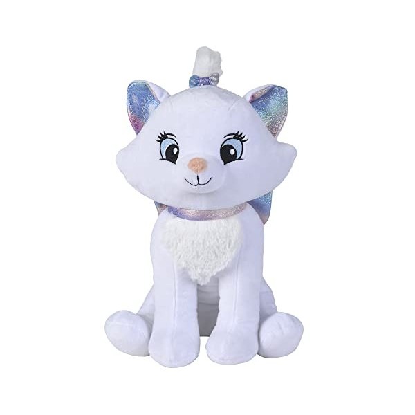 Simba Disney 6315877021 Peluche Marie des 100 Ans 35 cm pour Anniversaire dès Les Premiers Mois de la Vie Blanc