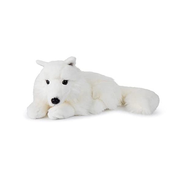 IBTT WWF - Peluche Renard des Neiges - Peluche Réaliste avec de Nombreux Détails Ressemblants - Douce et Souple - Normes CE -