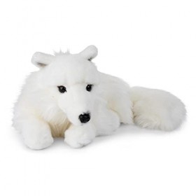 IBTT WWF - Peluche Renard des Neiges - Peluche Réaliste avec de Nombreux Détails Ressemblants - Douce et Souple - Normes CE -