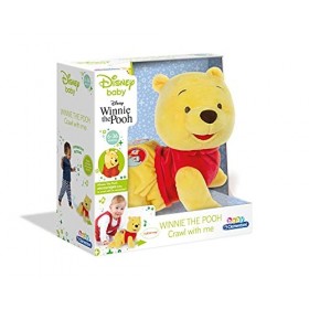 Clementoni - Disney Winnie The Pooh Gattona avec Me Friends Peluche Premiers Pas, Multicolore, 17306