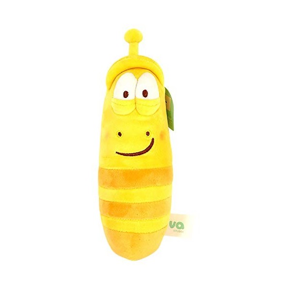 Larva LA-11314Y Peluche avec Son Jaune 30,5 cm