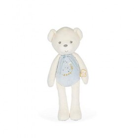 KALOO Perle - Peluche Pantin Musical Ourson Bleu - 35 cm K969965