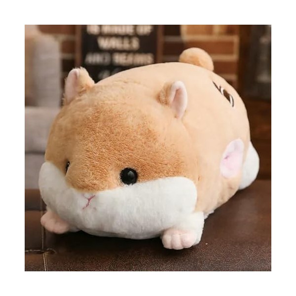 Dessin Animé D’Hiver Main Chaude Hamster Jouet en Peluche Hamster Mignon en Peluche Animal Oreiller Enfants Cadeau D’Annivers