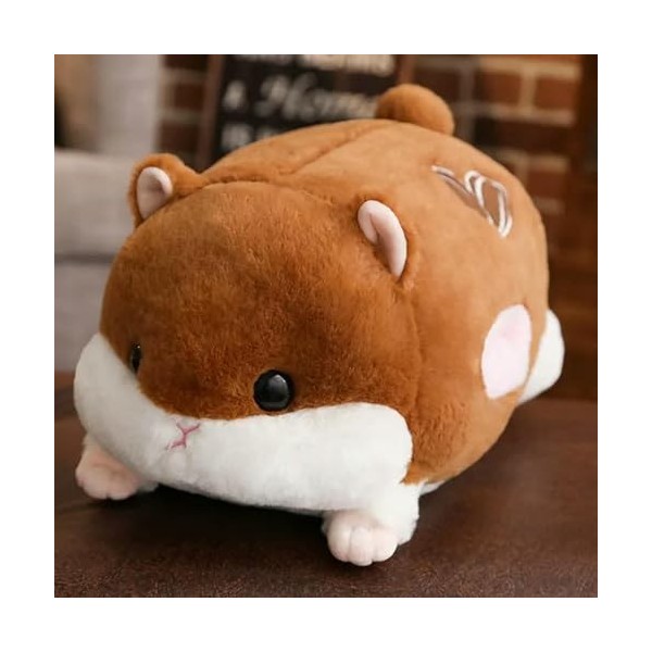 Dessin Animé D’Hiver Main Chaude Hamster Jouet en Peluche Hamster Mignon en Peluche Animal Oreiller Enfants Cadeau D’Annivers