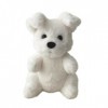 Jouet en Peluche Mignon guérison Blanc Chiot Animal Ourson Confort poupée Girly Style poupée Assise Posture Peluche Jouet Cad