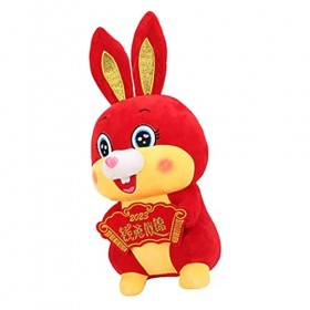 ibasenice Panier De Lapin De Pâques Lapins De Pâques Gros Animaux en Peluche Animaux en Peluche en Vrac Lapin en Peluche Coeu