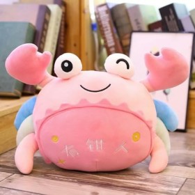 EacTEL Crabe Mignon Océan Peluche Jouet Créatif Océan en Peluche Animal Crabe Poupée Kawaii Peluche Poupée Cadeau Ornements E