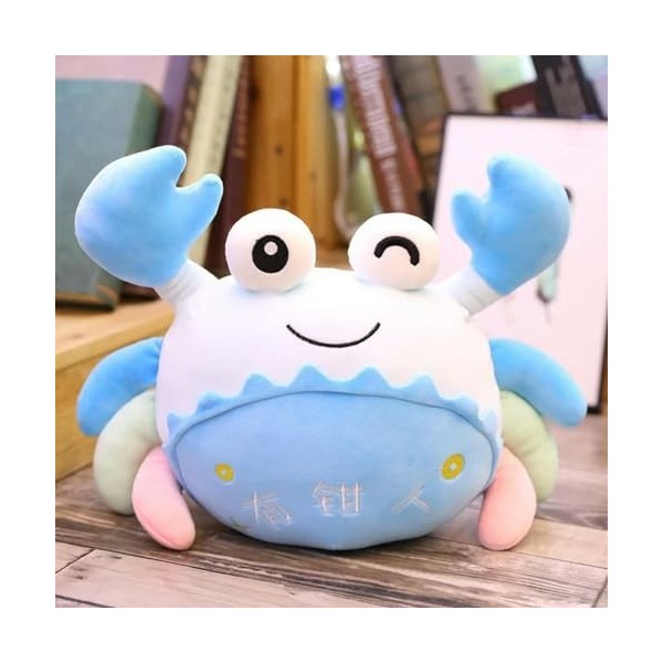 EacTEL Crabe Mignon Océan Peluche Jouet Créatif Océan en Peluche Animal Crabe Poupée Kawaii Peluche Poupée Cadeau Ornements E