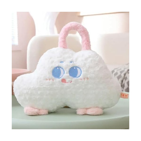 NOpinz Kawaii Rose, Nuage de Velours, Oreiller en Peluche, Coussin Moelleux, poupée en Peluche, Jouet en Peluche, Cadeau de N