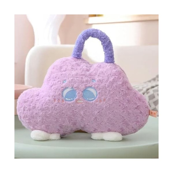 NOpinz Kawaii Rose, Nuage de Velours, Oreiller en Peluche, Coussin Moelleux, poupée en Peluche, Jouet en Peluche, Cadeau de N