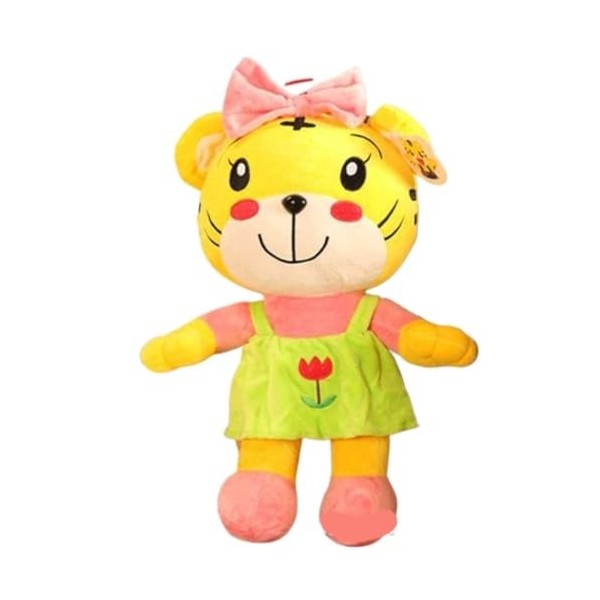 Jouets en peluche Jouet en peluche petit tigre portable et déshabillable, poupée tigre mignon for enfants, cadeau danniversa