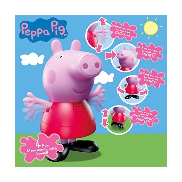 Peppa Pig 6664 Follow Me Jouet Multicolore, 15,2 cm, Espagnol