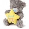 Me To You Tatty Teddy avec étoile de Remerciement - Collection Officielle - Bleu, Gris, Rose